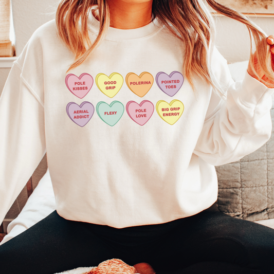 Candy Hearts Sweatshirt