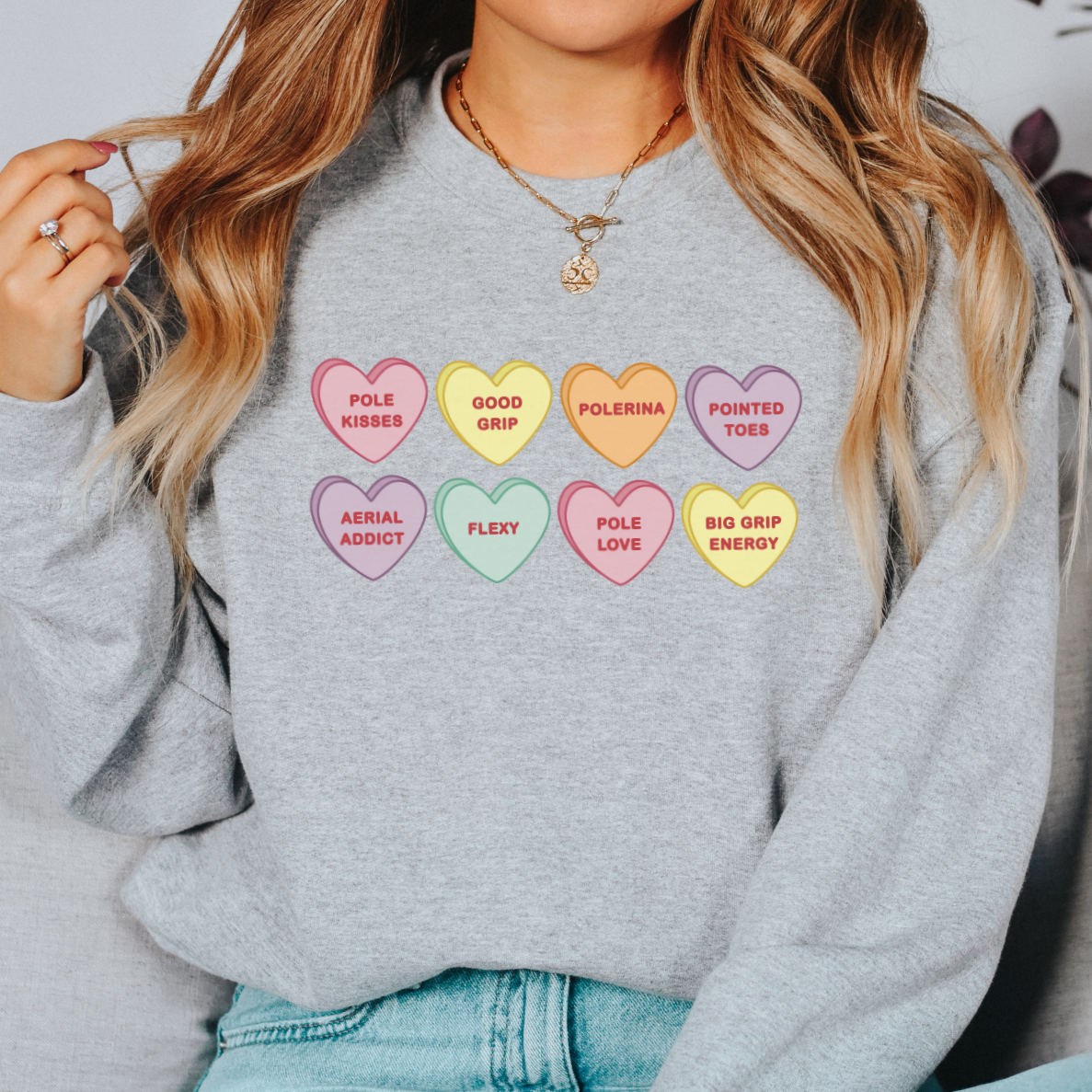 Candy Hearts Sweatshirt