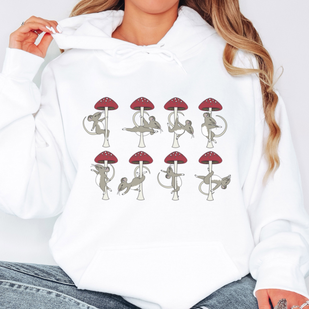 Mouse Mushrooms Hoodie