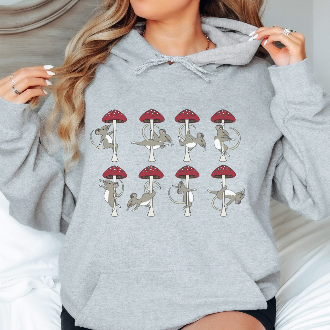 Mouse Mushrooms Hoodie