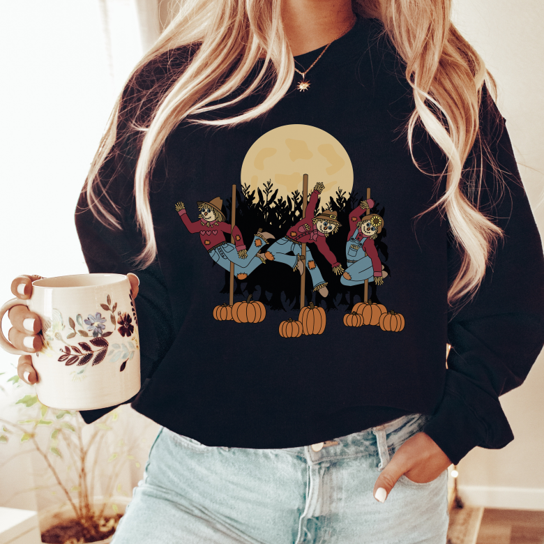 Scarecrows Dancing Crewneck Sweatshirt