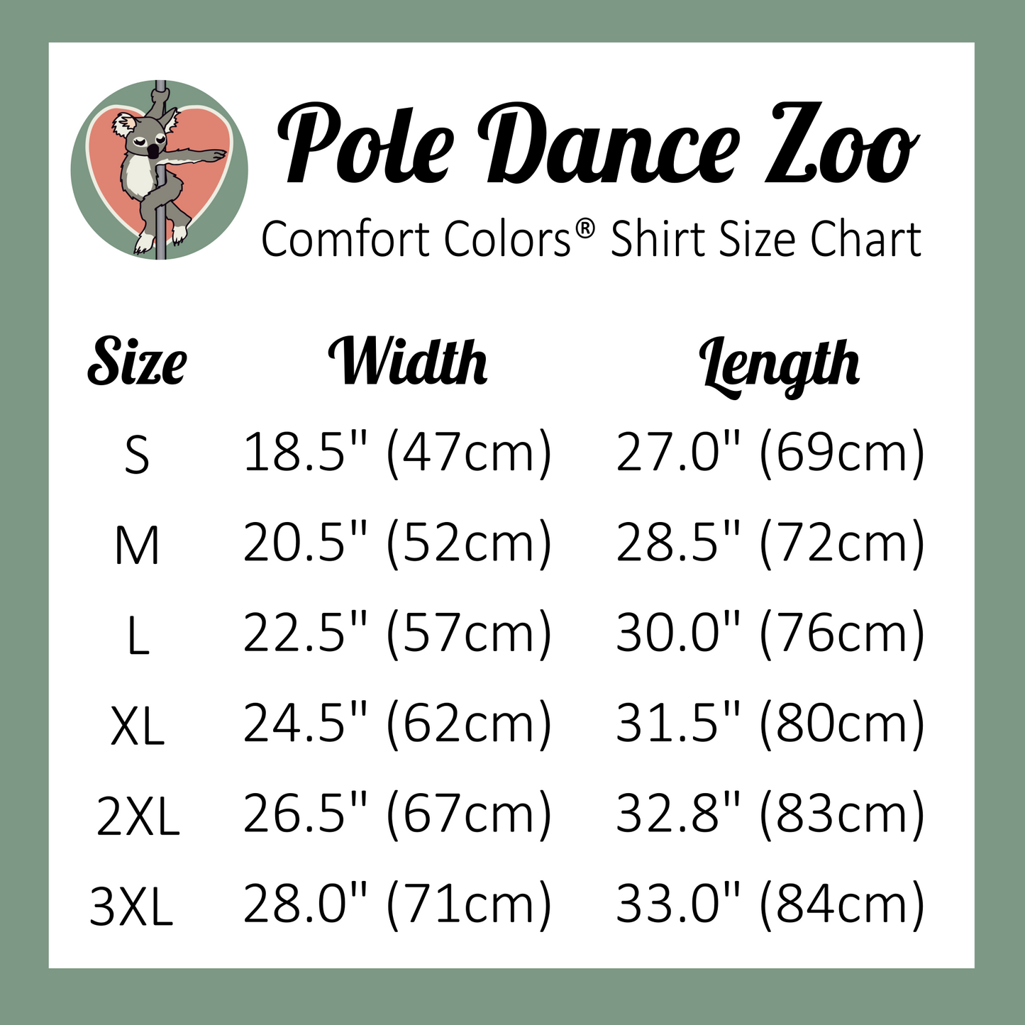 Comfort Colors® Pole Dance Icons Shirt