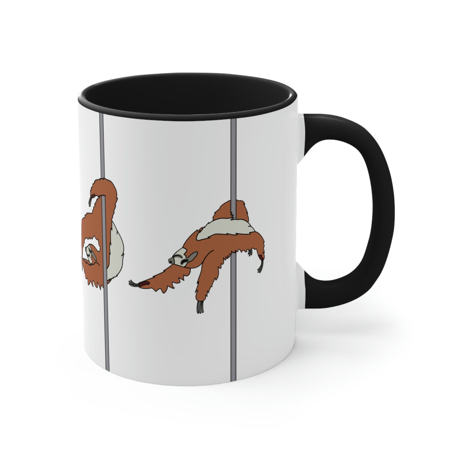 Pole Dancing Sloths Mug