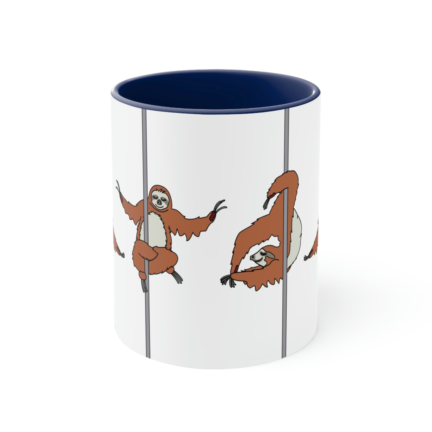 Pole Dancing Sloths Mug