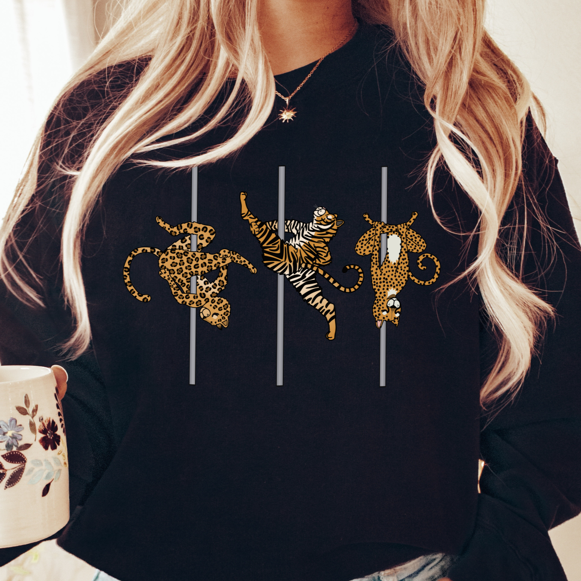 Big Cats Crewneck Sweatshirt