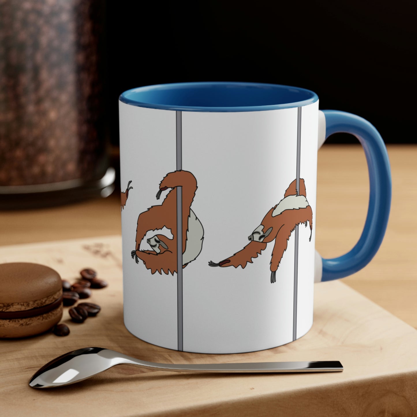 Pole Dancing Sloths Mug