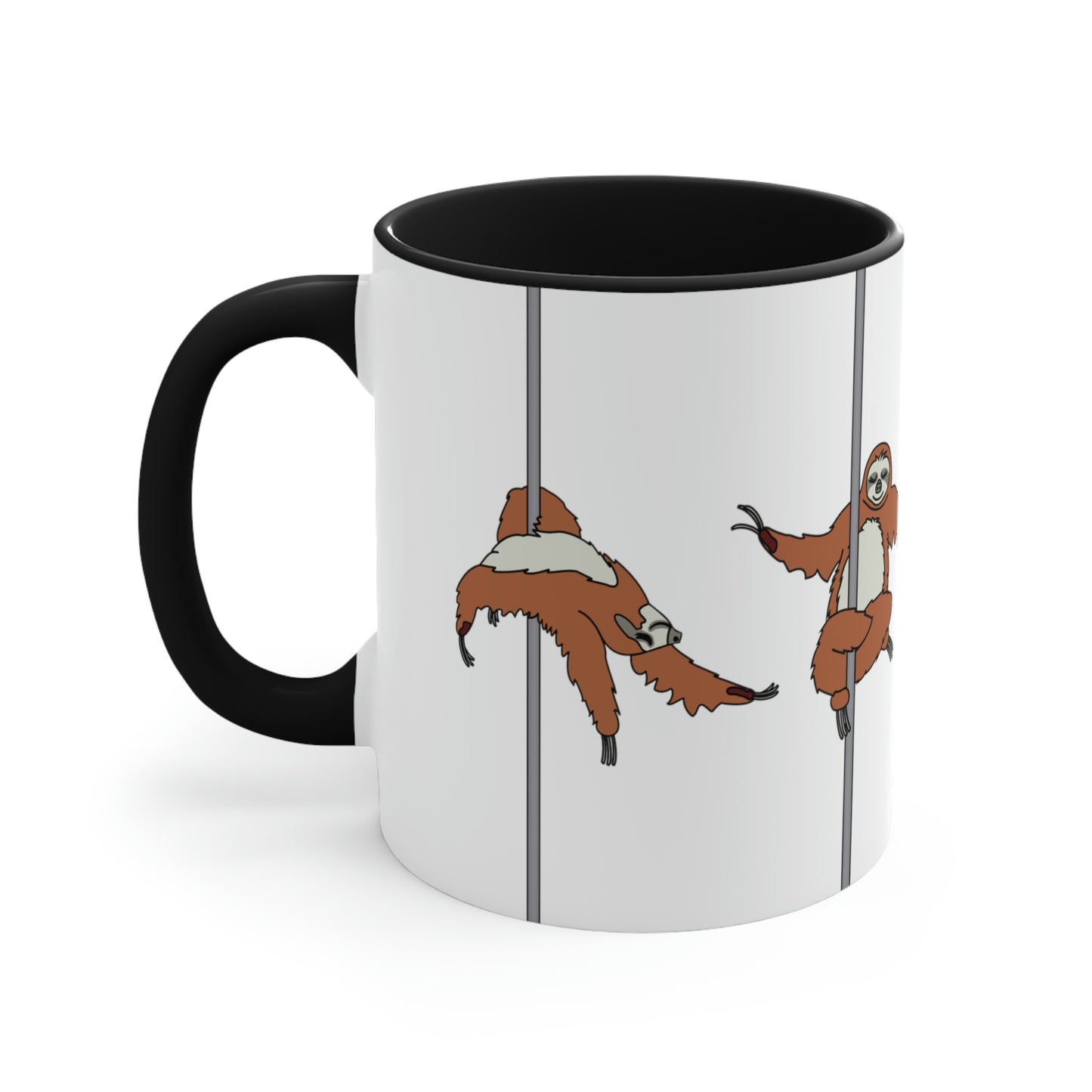 Pole Dancing Sloths Mug