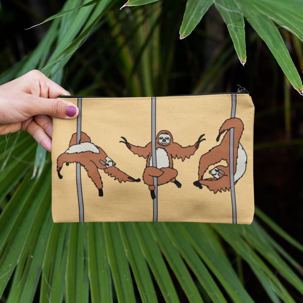 Sloths Pole Dancing Grip Bag