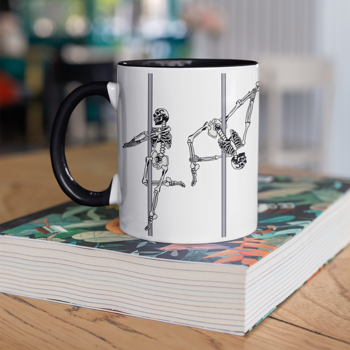 Skeleton Pole Dance Mug