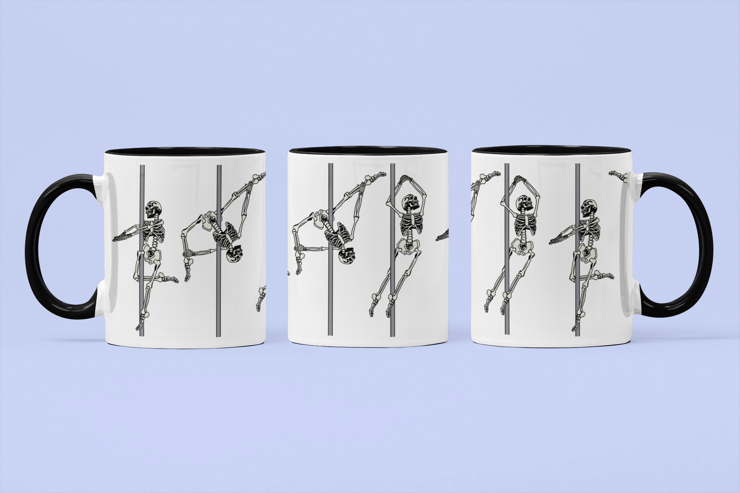 Skeleton Pole Dance Mug