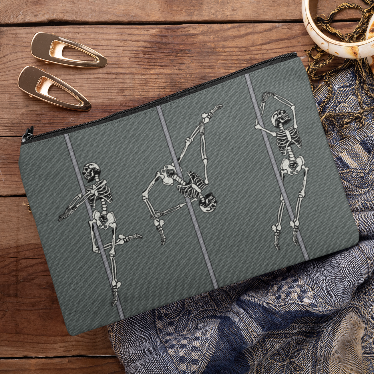 Skeletons Pole Dance Grip Bag